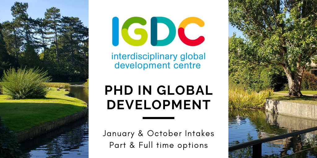 phd program global development